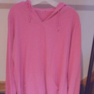 XXL Light Pink hoodie with front pocket